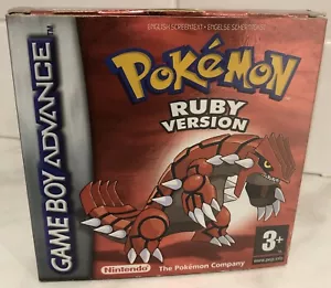 Pokemon Versione Rubino - Game Boy Advance GBA - Con Scatola Con Manuale Come Nuovo - Foto 1 di 14