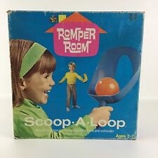 Romper Room Scoop A Loop Preschool Action Game Fitness Vintage 1970 Hasbro Toy