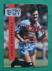 1990-91 PRO SET DEREK MOUNTFIELD - ASTON VILLA No 18 - Picture 1 of 1