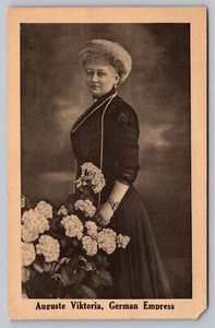Postcard Studio Portrait Auguste Viktoria German Empress Wife of Wilhelm II - Picture 1 of 2