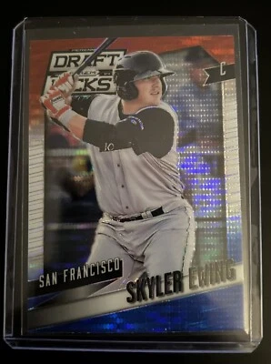 2014 Panini-Prizm Perennial Draft Picks Red White & Blue Skyler Ewing #62 - Image 1 of 2