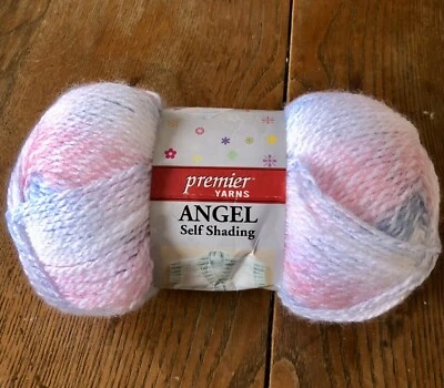 PAQUETE de hilo Premier Angel Love #63-203 rosa, azul y blanco, 3,4 oz. Sobra Foto 1 de 4