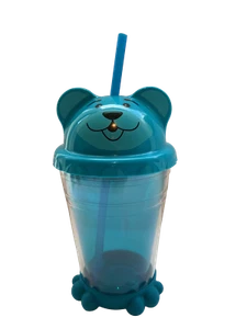 COOL GEAR 450ML TINTED COOL ZOOEY CHILLER - BLUE BEAR - Picture 1 of 1