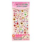 Colorful Adhesive Sticks Heart Star Round Shaped Jewels Stickers Diy Gem Sticker