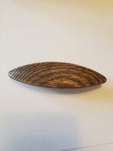 Vintage Goody Hair Barrette Wood-Look Faux Wood 4.25" - Picture 1 of 6