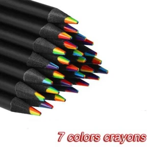 4/10/20 Pastel 7 Colors Concentric Gradient Crayons Colored Pencil Set Cheap - Picture 1 of 8