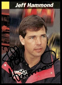 Jeff Hammond AUTO 1993 Finish Line #58 SIGNED Trading Card - Picture 1 of 2