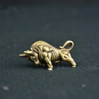  Chinese Pure brass Wall Street bull small statue 
