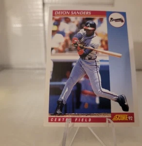 1992 Score - #571 Deion Sanders Atlanta Braves - Picture 1 of 2