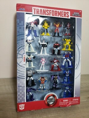Jada Toys Jazz Transformers Set Action Figures Nano Metal figs  - Image 1 of 4