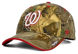 Washington Nationals MLB '47 MVP Realtree Frost Camo Hat Cap Men's Adjustable - Picture 1 of 2