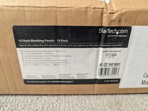 StarTech BLANKP10 1U Blanking Panels - 10 Pack - Photo 1/3