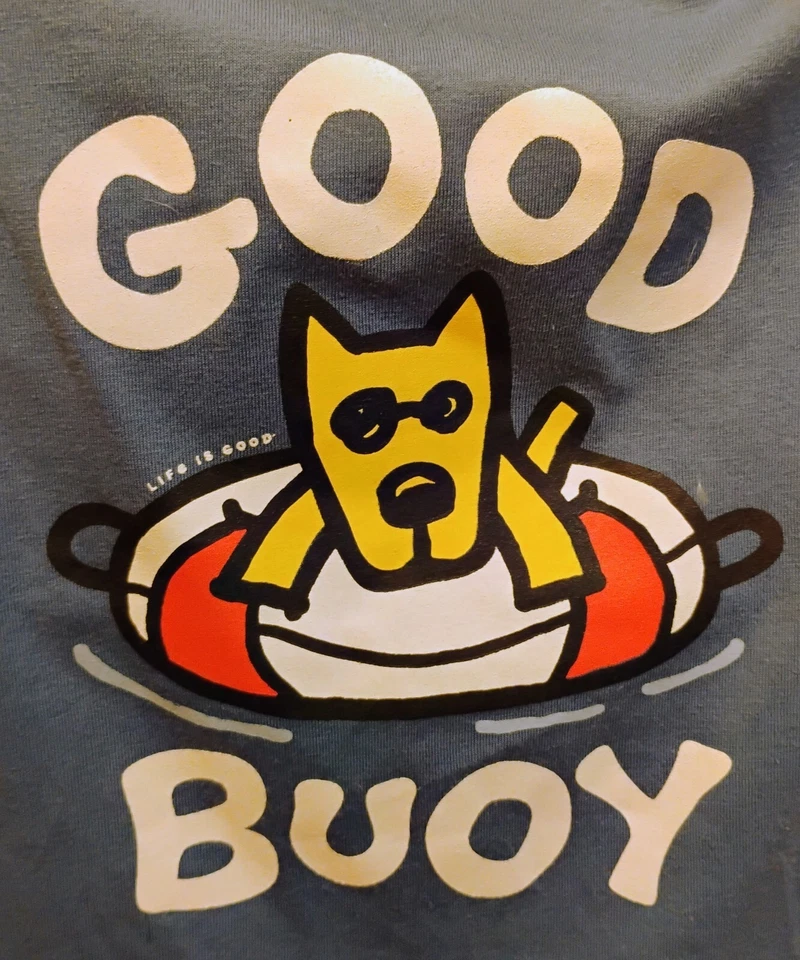 camiseta life is good para cachorro - Imagem 1 de 4