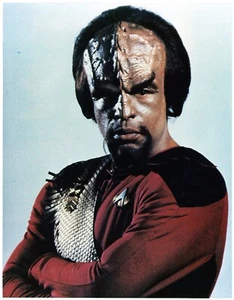 Star Trek Werbefoto Michael Dorn Worf Star Trek TNG 8" x 10" - #3 - Bild 1 von 1