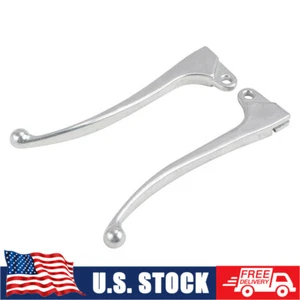 Polished Levers For Honda CB200 1974-1976,CM200T 1980,CR250M 73-76,CR250R 78-80 - Picture 1 of 6