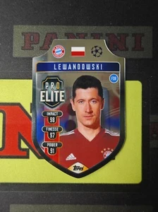 2021-22 Topps Match Attax UCL Pro Elite Die-Cut Shields Robert Lewandowski - Picture 1 of 2