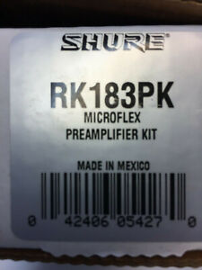 SHURE RK 183 PK Microflex Preamplifier Kit **SONDERPOSTEN*** NEU Mikrofon Preamp