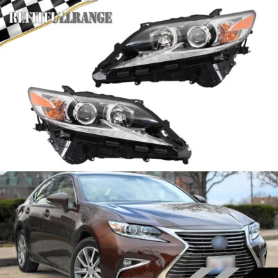 Headlights Assembly Left&Right For 2016 2017 2018 Lexus ES350 ES300H w/ LED DRL Foto 1 de 4