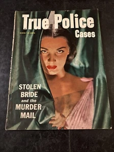 True Police Cases Magazine March 1952 - Stolen Bride & Murder Mail - Scarce - Picture 1 of 10