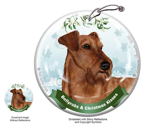 Bellyrubs & Kisses Ornament - Irish Terrier - Bild 1 von 1