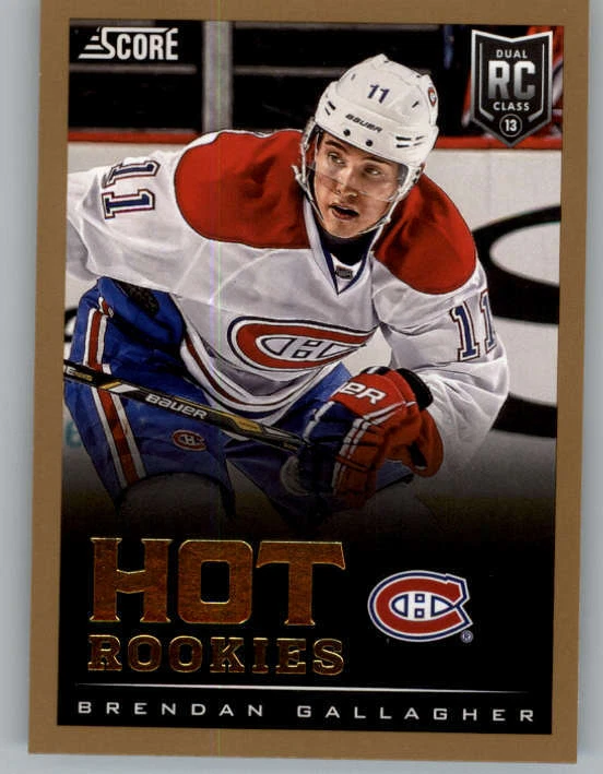 2013-14 Score Gold #624 Brendan Gallagher HR (ref 147792) - Image 1 of 2