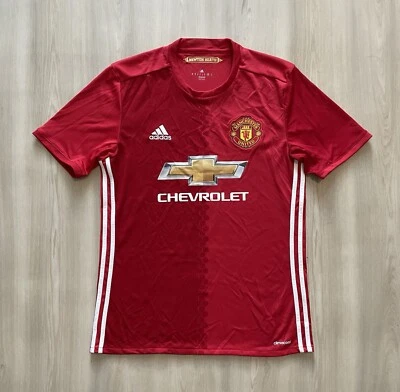 Camiseta deportiva local Manchester United Adidas 2015-2016 para hombre mediana Foto 1 de 4