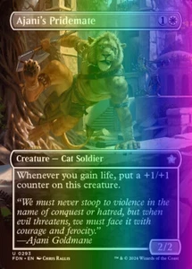 MTG Magic the Gathering Ajani's Pridemate (293/789) Foundations LP FOIL - Picture 1 of 1