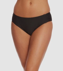$29 Next by Athena Swimwear Women's Black Mid-Rise Full Bikini Swim Bottom XS - Picture 1 of 3