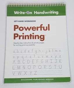 Educators Publishing Service - Write-On Handwriting - Left Hand Workbook - Picture 1 of 5