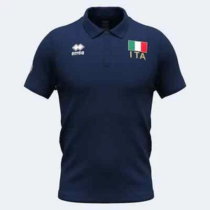 6025/286 ERREA FIPAV POLO NAZIONALE ITALIA VOLLEYBALL PALLAVOLO COTONE 24/25 - Foto 1 di 4