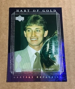 Wayne Gretzky 1999-00 Upper Deck Gretzky Exclusive Hart Of Gold #41 Oilers - Picture 1 of 2