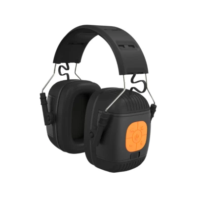 VIC_SPACE1 Bluetooth Headphones Noise Cancelling Hearing Protection Ear Muff Wireless Black