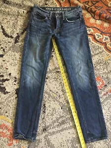 Pantalones de mezclilla para hombre AMERICAN EAGLE talla 30x34 ajustados - Imagen 1 de 8