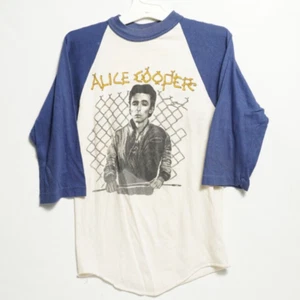 Vintage 1980 Alice Cooper North American Tour Graphic T-shirt Single Stitch Sz S - Picture 1 of 10