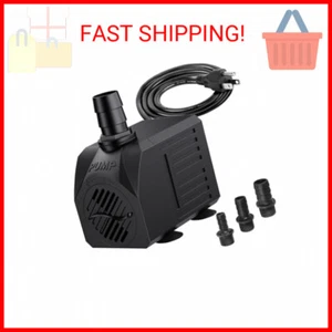 Submersible Water Fountain Pump: 550 GPH Small Pond Pump 30W Aquarium Pump for O - Picture 1 of 2