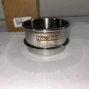 Cole Parmer 3 Inch Stainless Steel USA standard Test Sieve- NEW - Picture 1 of 2