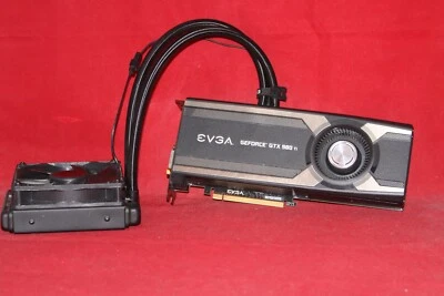EVGA GeForce GTX 980 Ti Hybrid, 6GB 384BIT GDDR5, PCI Express Graphics Card. - Image 1 of 4