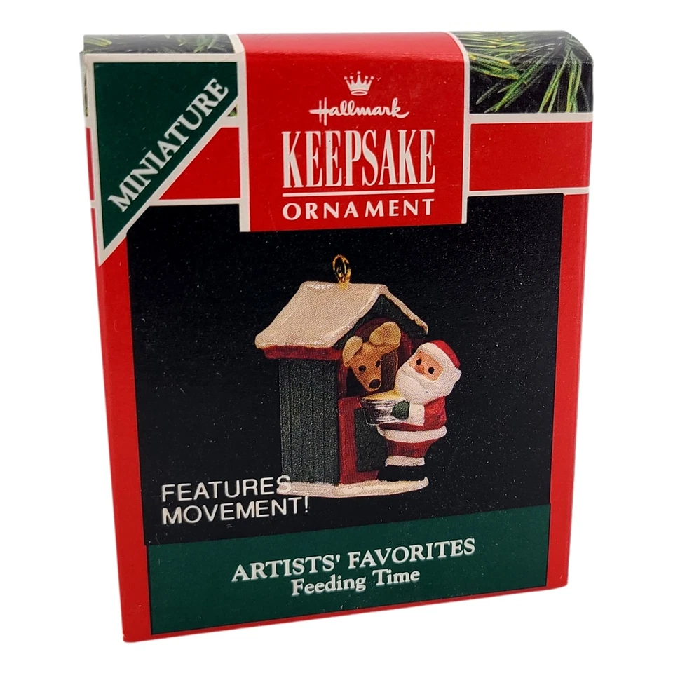 1992 Hallmark Grandchilds First Christmas Keepsake Mini Ornament SDB QXM5501