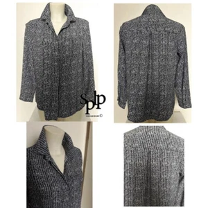 Hippie fluid shirt black/gray/white size M/38 (value 45€) New - Picture 1 of 11