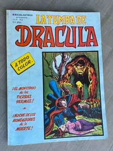 LA TUMBA DE DRACULA VOLUME 2 N°3 1981 ED VERTICE EN ESPAGNOL EN TRÈS BON ÉTAT - Foto 1 di 7