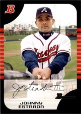 2004 BOWMAN* JOHNNY ESTRADA ATLANTA BRAVES #9