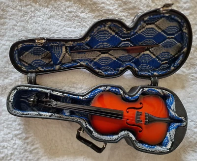 Violoncello modello ornamentale con custodia e fiocco - Immagine 1 di 3