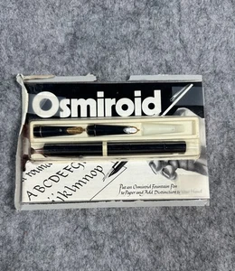Osmiroid RightHander Calligraphy Basic Set 22 CARAT GOLD Plate Nibs Fountain Pen - Picture 1 of 5