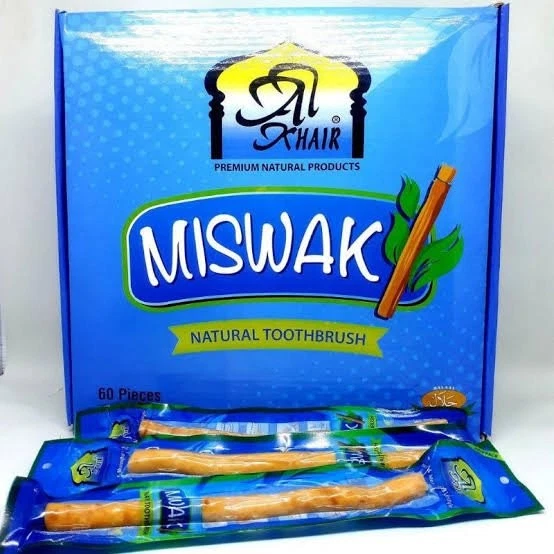 Cepillo de dientes natural Miswak - Al Khair Stick pasta de dientes palo de masticar Meswak a granel Foto 1 de 2