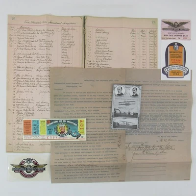 Indianapolis Motor Speedway Historical Reproductions Documents Credentials Decal - Image 1 of 4