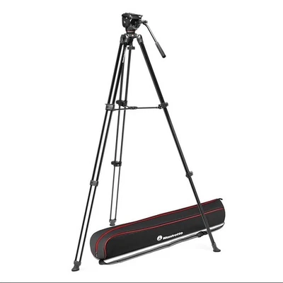OPEN BOX – Manfrotto MVK500XAM Tripod Kit: 500X + Twin Leg ALU Video System - Image 1 of 4