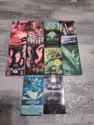 Vtg Horror Lot Vhs Tapes Phonebooth Gremlins  Facing Fear- Cult- 80's-90's  - Image 1 of 4