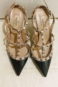 VALENTINO Sandalen Valentino für Damen Modeartikel Made in Italy Emaille Leder - Bild 1 von 24