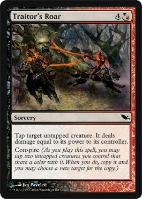 Traitor's Roar - Light Play MTG Shadowmoor - Image 1 of 1