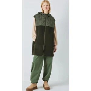 WEEKEND MAX MARA Color Block Nastro Longline Gilet Quilted Vest NWT Size 2 - Picture 1 of 8